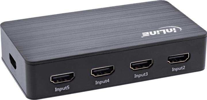 InLine ® Switch HDMI, 5 volte, 4K2K@60Hz, HDCP 2.2