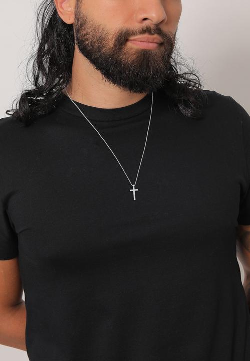 Actual product image Kuzzoi Cross (925 sterling silver, Glass crystal, 60 cm)