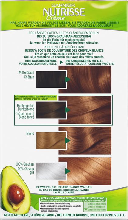Produktbild Garnier Nutrisse Crème (6.41 Zartes Kupfer)