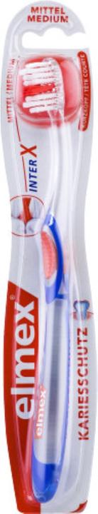 Actual product image Elmex Anti Caries Med. Short Head Toothbrush (Medium, 1 x)