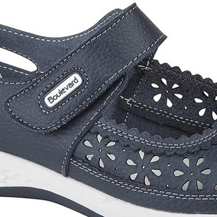 Image du produit Boulevard Large ajustement Window Back Perforation Sangles Chaussures (39)