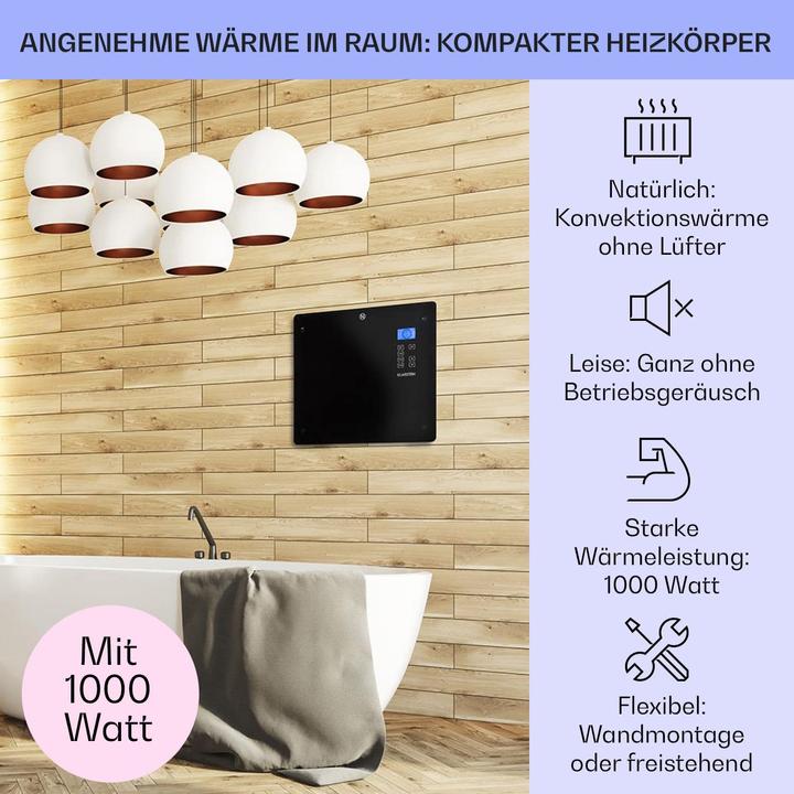 Actual product image Klarstein Electric heater, 1000 Watts - 20 m² (1000 W)