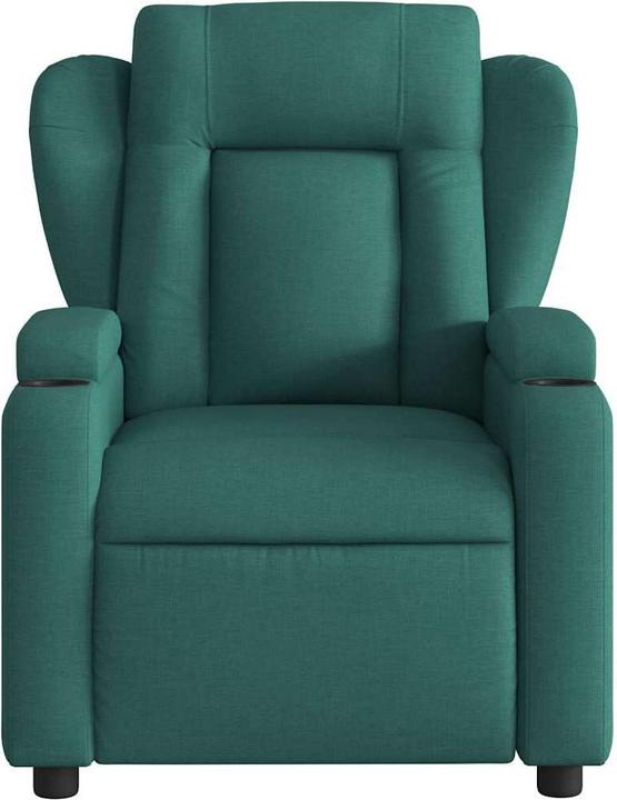 Image du produit VidaXL Fauteuil de massage vert foncé Tissu,Couleur : vert foncé,Matériaux