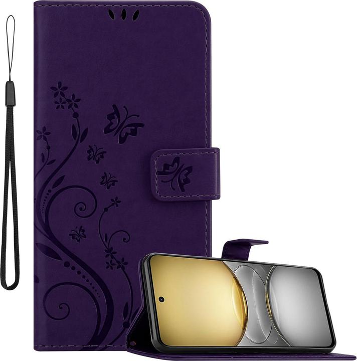 Floral dark purple