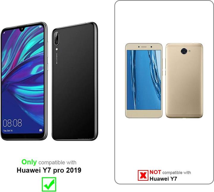 Image du produit Cadorabo Coque pour Huawei Y7 PRO 2019 universel avec Clip (Huawei Y7 Pro (2019))
