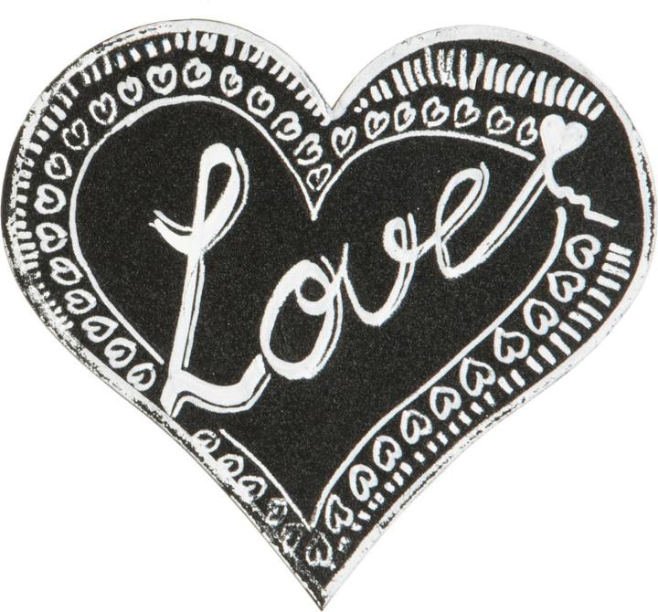 Image du produit Securit Silhouette Heart (Tableau noir, 36 x 30 cm)