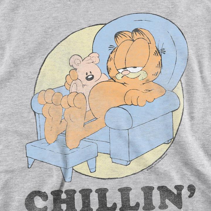 Actual product image Garfield Unisex Adult Chillin Sweatshirt (S)