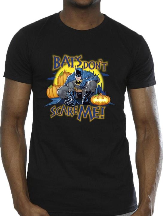 Actual product image Mens Batman Bats Don't Scare Me T-Shirt (5XL)