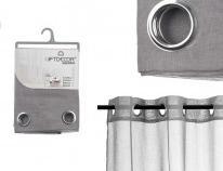Actual product image Giftdecor sheer curtain dark gray 140x260 cm (140 x 260 cm)