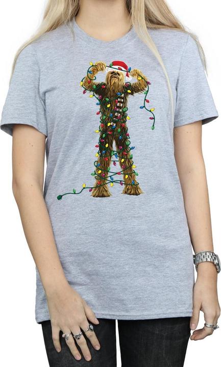 Produktbild Star Wars Chewbacca Christmas Lights TShirt (S)