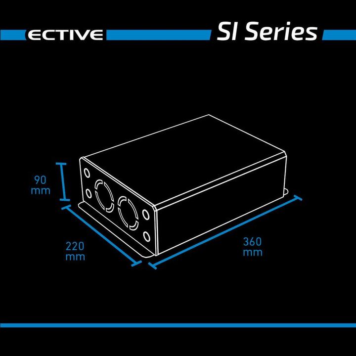 Produktbild Ective SI 15 Sinus-Wechselrichter 1500W 12V