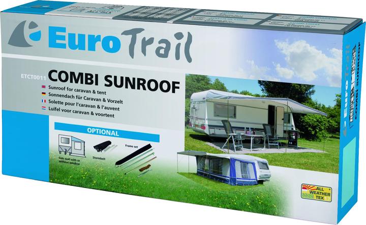 Produktbild Eurotrail Kombi Sonnendach für Wohnwagen oder Zelt, Nr. 09 (Tarp, 4 kg, 1 Person)