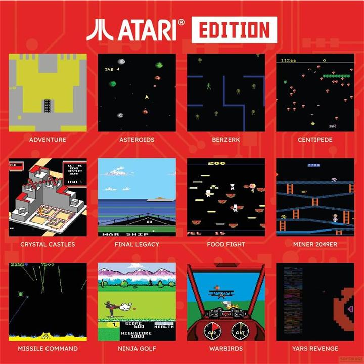 Actual product image Blaze Evercade Atari Super Pocket