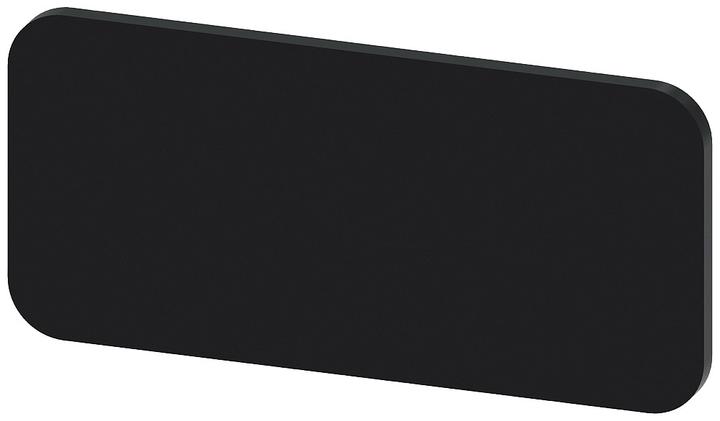 Siemens Labeling plate 12.5x27mm, black