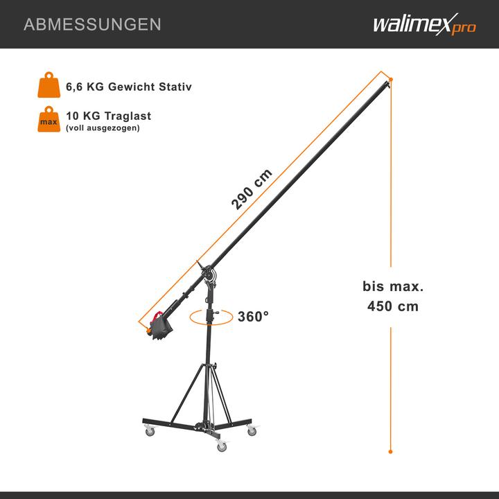 Immagine prodotto Walimex pro Filmset Pro (290 cm, 7 kg)