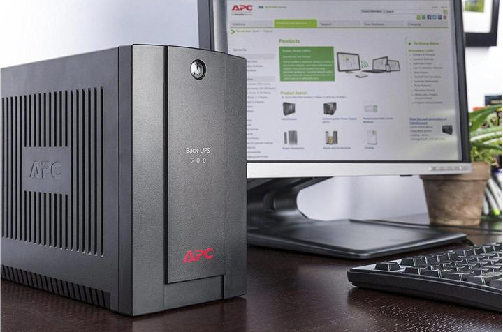 Produktbild APC Back-UPS AVR, IEC-Ausgänge (500 VA, 300 W, Line-Interaktiv USV)