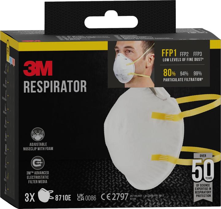 Produktbild 3M Atemschutzmaske (FFP1, 3 x)