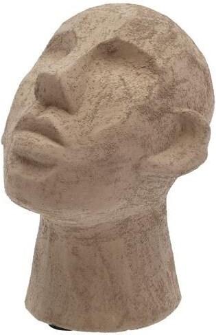Produktbild Villa Collection Aufsteller Skulptur Kopf, Steinbraun (18 x 16 x 23 cm)
