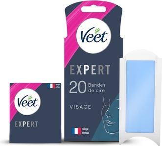 Immagine prodotto Veet Le strisce di ceretta a freddo Expert per pelli sensibili (20 x)