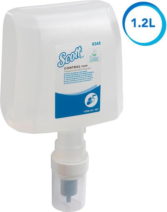 Produktbild Kimberly-Clark Kleenex - Luxurious foam for everyday hand washing, fragrance-free - 1 (Flüssigseife, 1200 ml)