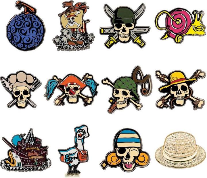 Fanattik One Piece Ansteck-Pins Display Mystery Pin Badge (12)