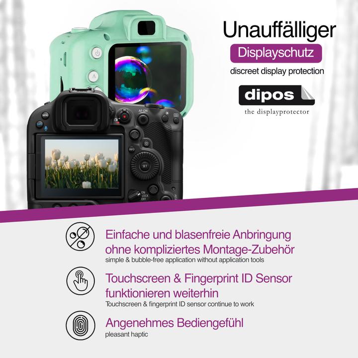 Actual product image Dipos Screen Protector Crystalclear for Panasonic HC-V808 (Screen protector)