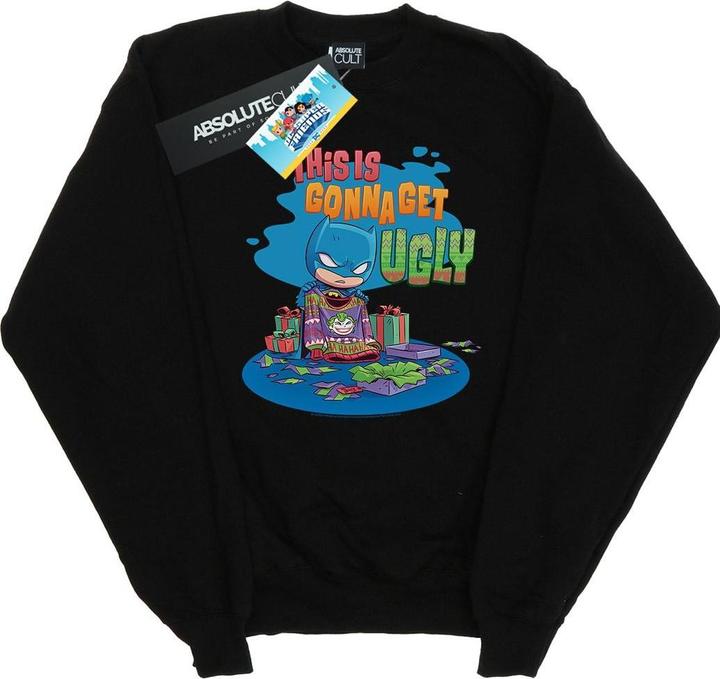 Produktbild Super Friends Batman Joker Christmas Jumper Sweatshirt (M)