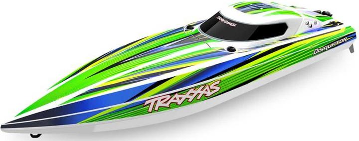 Image du produit Traxxas DISRUPTOR vert 26 pouces coque en V bateau auto-redressable sans batterie ni chargeur