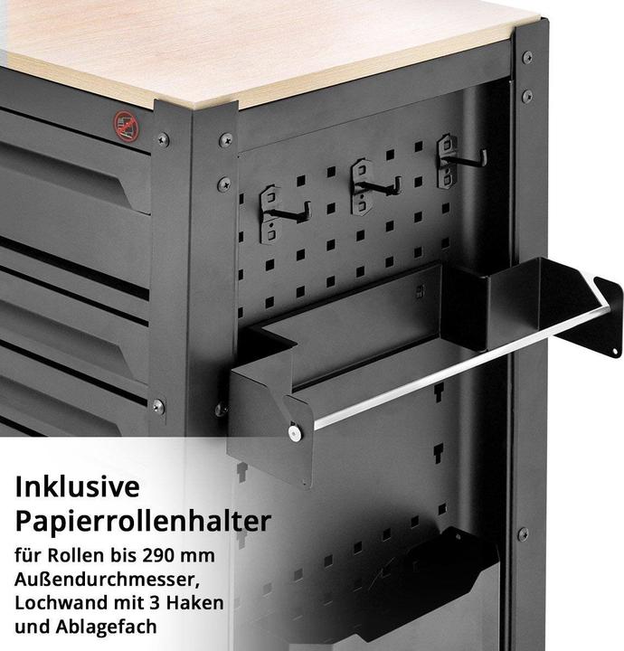 Actual product image Stahlwerk Workshop trolley DINO Tool trolley XXL Assembly trolley 364 tools CrV (364 x)