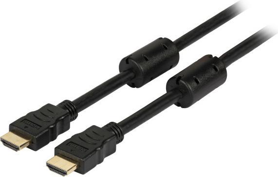Actual product image EFB Elektronik HighSpeed HDMI+ Cable w.Eth. 3xges. A-A St-St 1,0m black Full HD (1 m, HDMI)