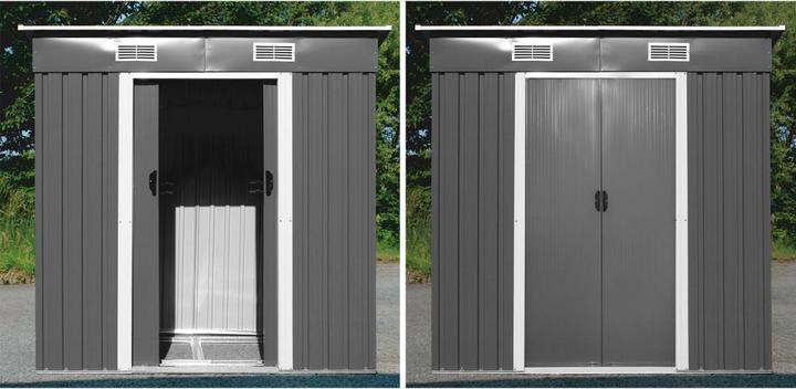 Image du produit Dema Abri de jardin / abri de jardin Cardiff Anthracite 185x108x184,5cm