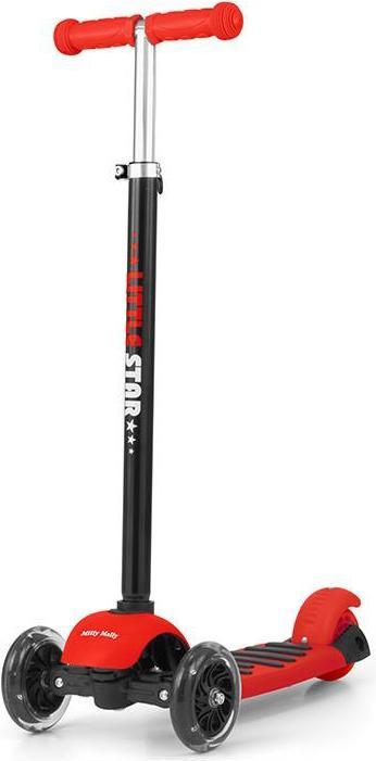 Image du produit Mally Trottinette pour enfants Milly Little Star 3-en-1, rouge