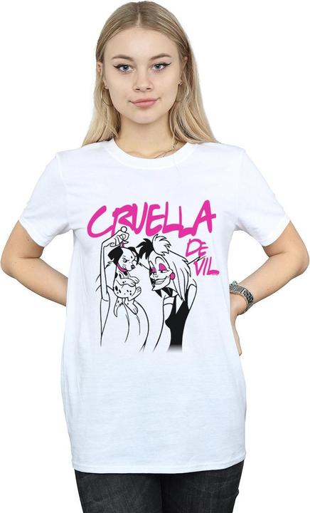 Image du produit Disney - T-shirt CRUELLA DE VIL COLLARED - Femme (XL)