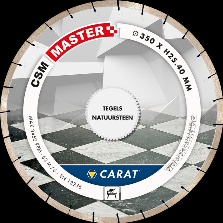 Actual product image Carat Diamantzaag Tegels 300X25,40Mm, Csm Master