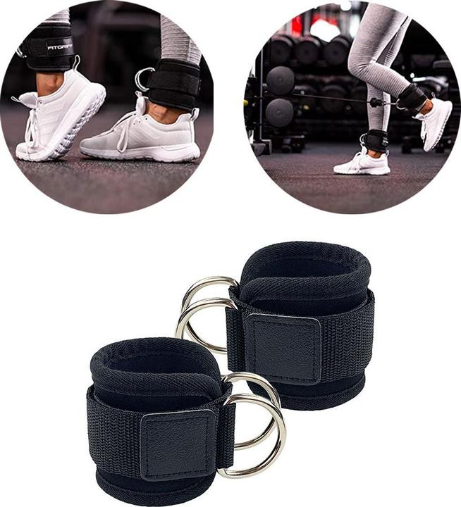 Actual product image Stride Unisex Knöchelriemen Ankle Straps Fitness Fussschlaufen 1Paar