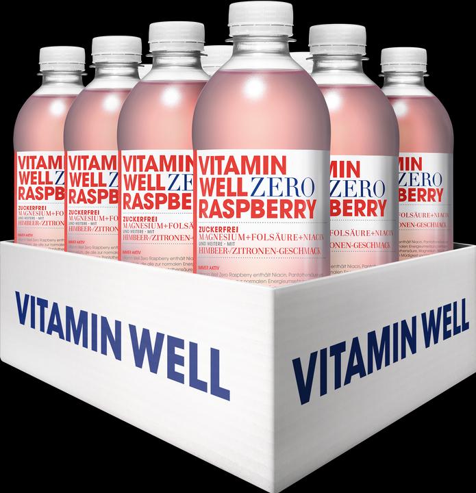 Actual product image Vitamin Well Zero Raspberry (Raspberry, 12 x)