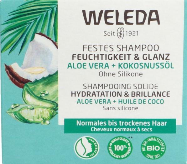 Actual product image Weleda Moisture and shine (Solid shampoo)