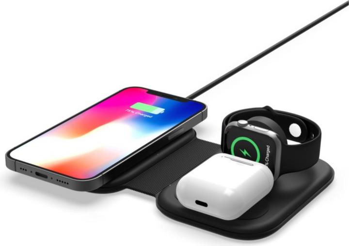 Actual product image Apfelkiste MagSafe Qi wireless charging pad for iPhone / Apple Watch / AirPods (15 W)