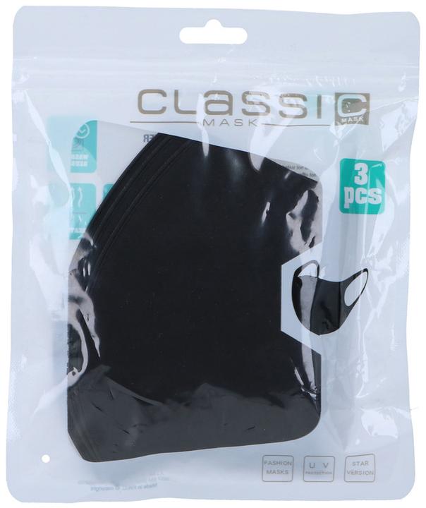 Produktbild Face mask 3pc washable, black