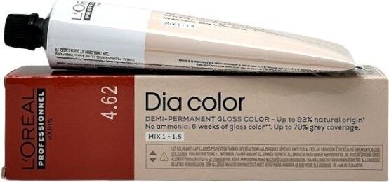 Produktbild L'Oréal Paris Loreal DIA Color 4,62 Mittelbraun Rot Irisé 60 ml (4.62 - Rotes irisierendes Kastanienbraun)