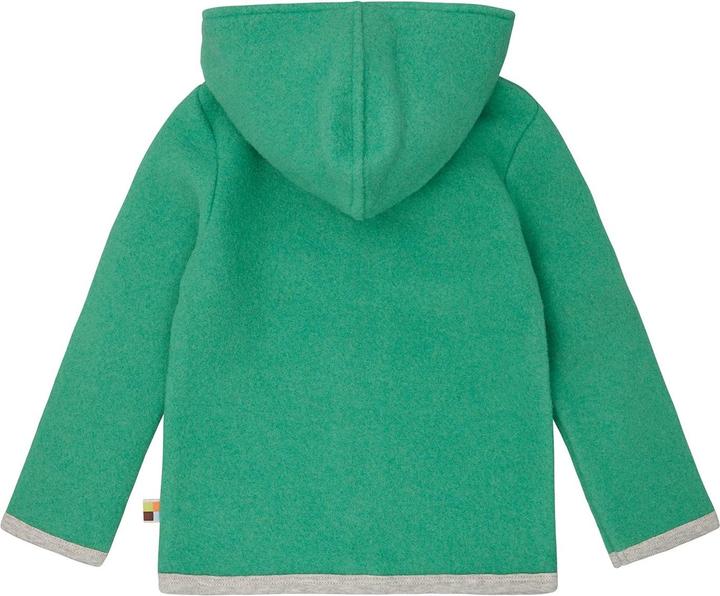 Actual product image loud + proud Wool fleece jacket with hood (86)