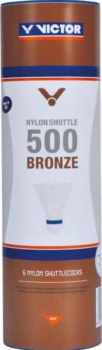 Produktbild Victor be mit 6 badminton-federbällen nylon 500