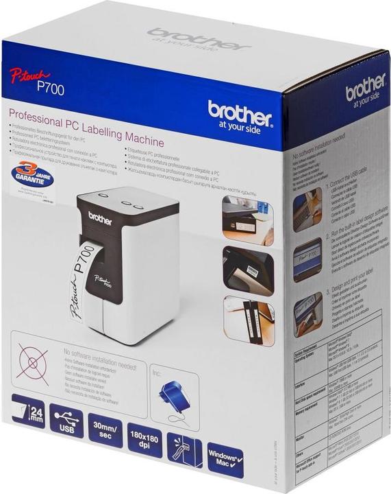 Actual product image Brother Pt-P700
