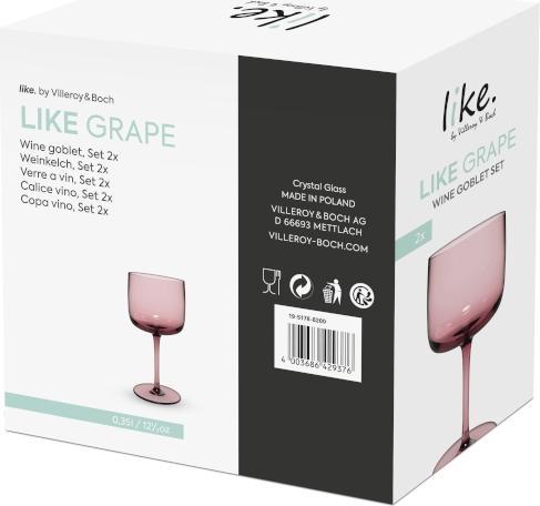 Image du produit Like. by Villeroy & Boch Like (20 cl, 2 Verres, Verres à vin rouge)