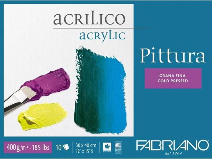 Fabriano Painting pad Pittura 30 x 40 cm, acrylic, 10 sheets (30 x 40 cm)