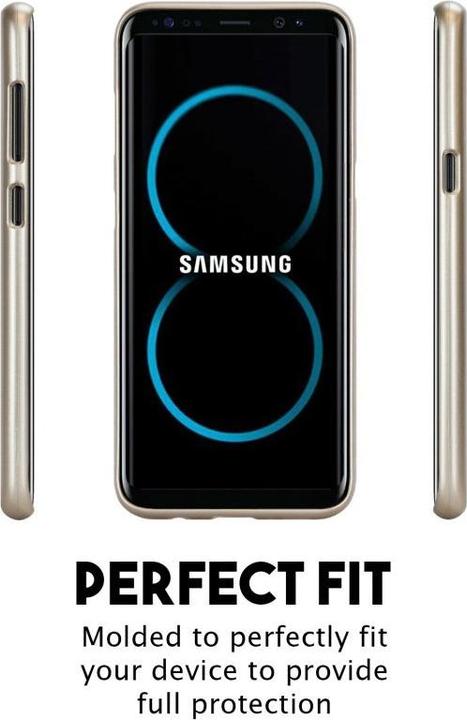 Actual product image I-Jelly - Samsung Galaxy S8+ case (Gold) (Samsung Galaxy S8+)