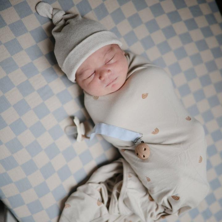 Produktbild Mushie Gerippte Babymütze
