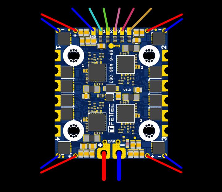 Image du produit FETtec ESC 4in1 6S 35A
