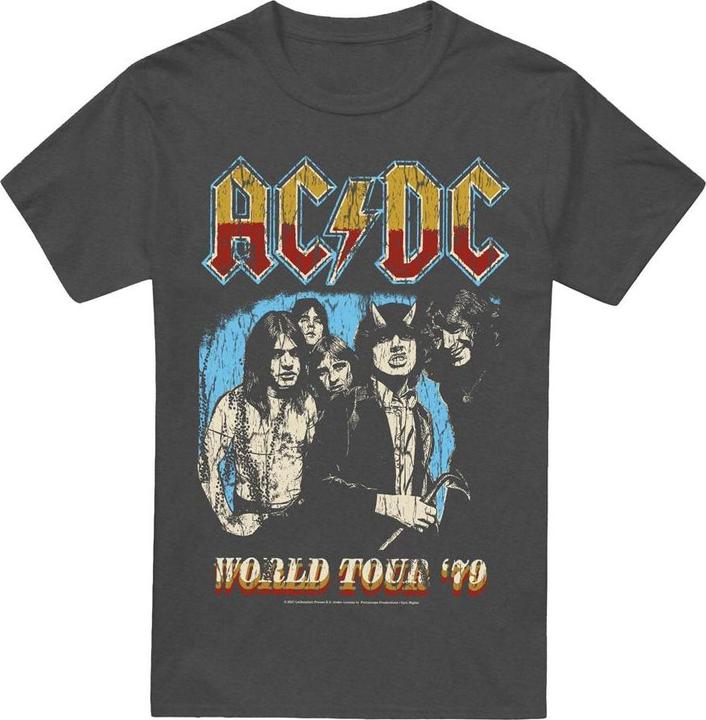 Actual product image AC/DC Unisex Adult World Tour 79 T-Shirt (XXL)
