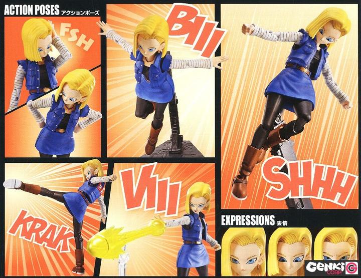 Actual product image Bandai DRAGON BALL - Figure-rise Standard Android #18 - Model Kit
